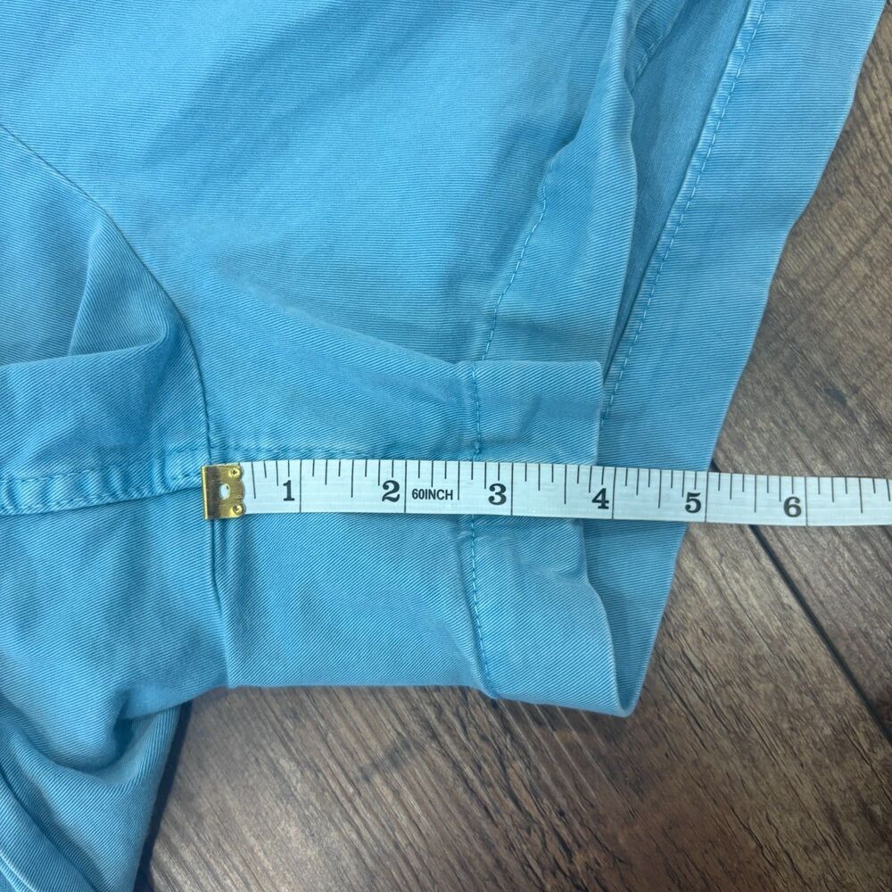 Boden Denim Shorts Women Light Blue High Rise Pockets Button Size 8 / 4" Inseam - Picture 8 of 8
